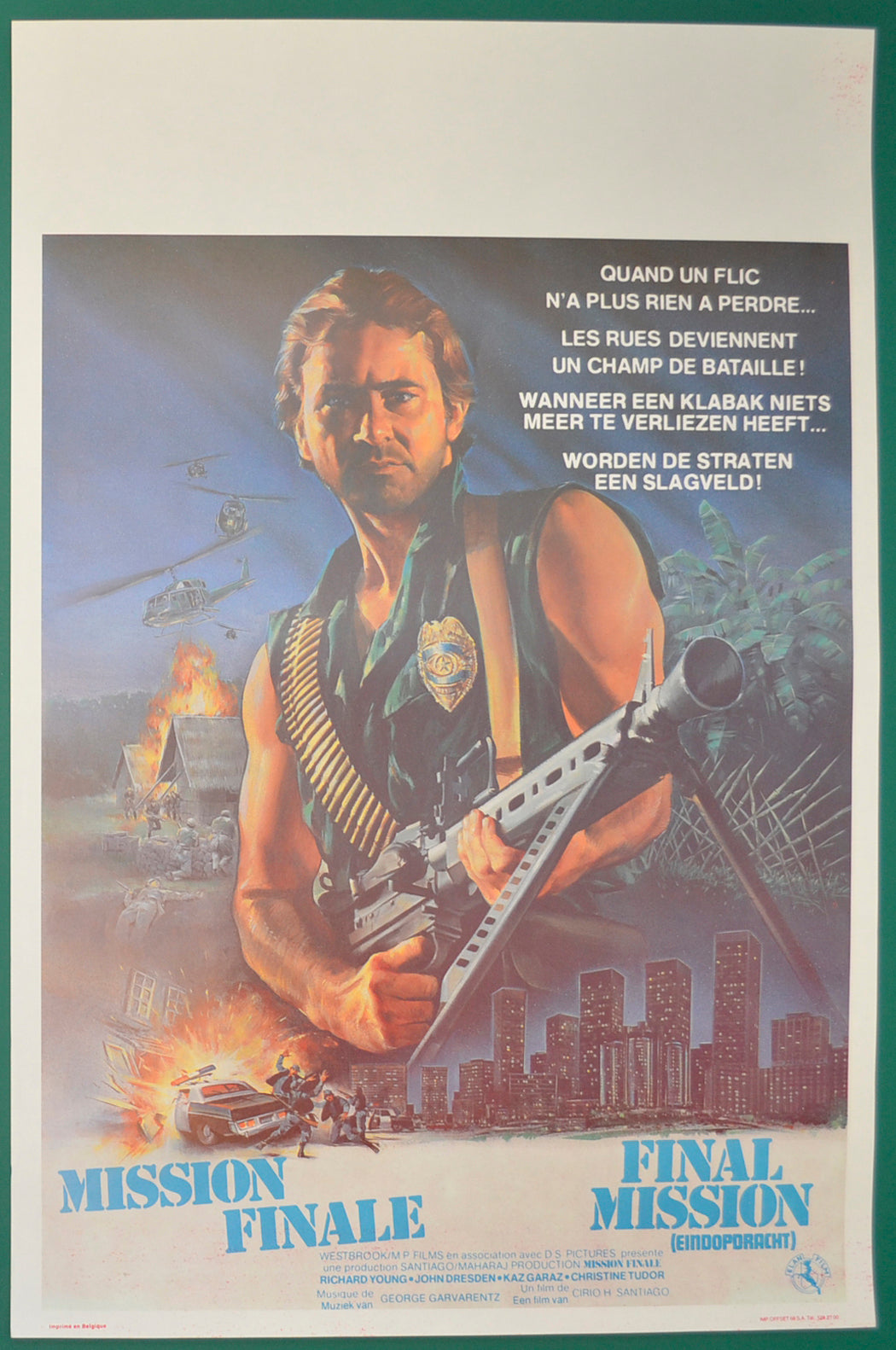 Final Mission Original Belgian Poster - Film Poster - Movie Poster