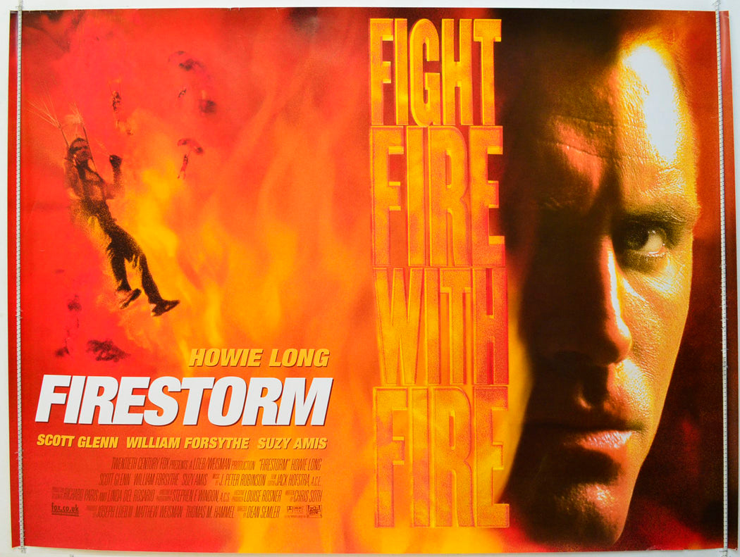 Firestorm Original British Quad Poster - Film Poster - Movie Poster