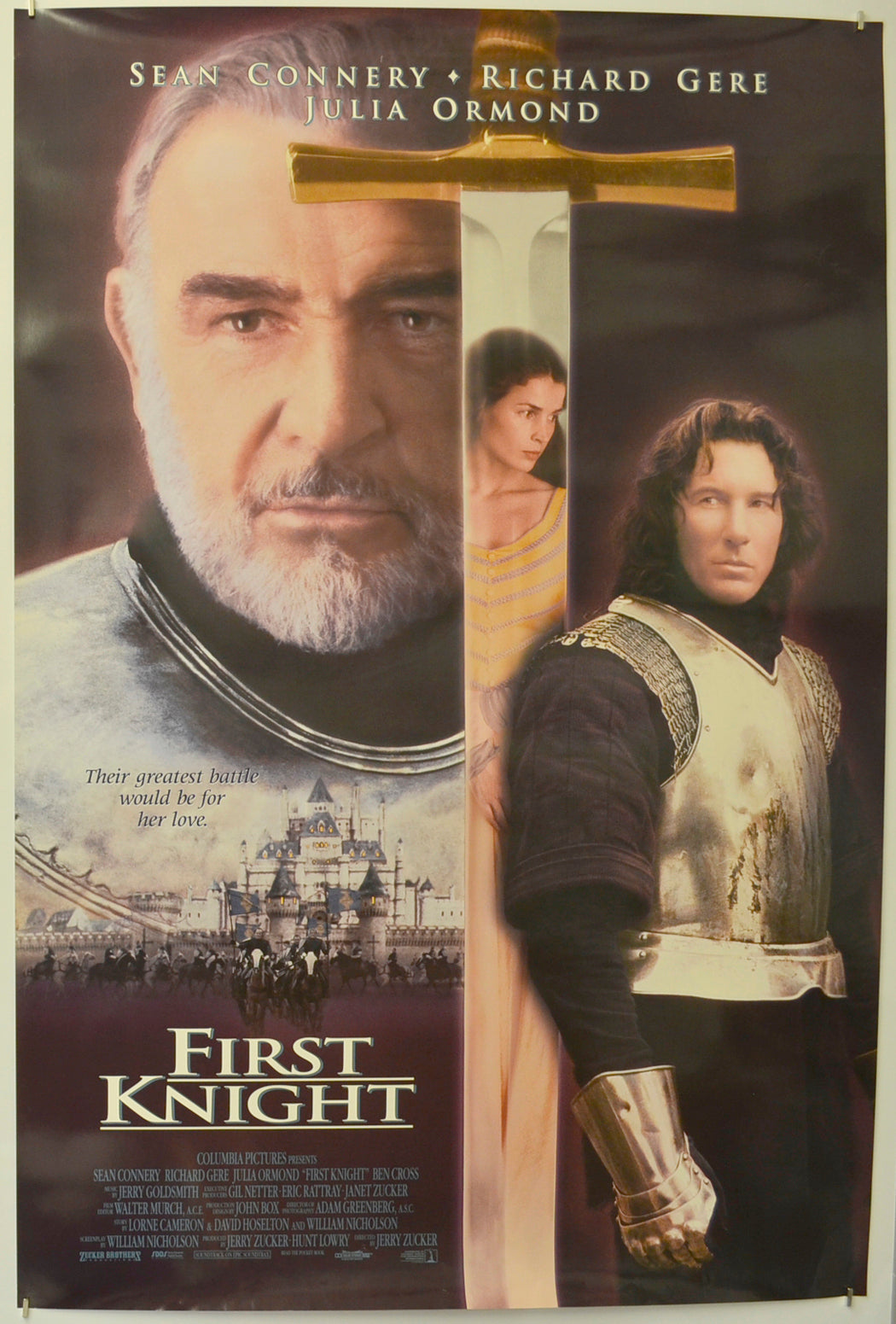 First Knight Original One Sheet Poster - Film Poster - Movie Poster
