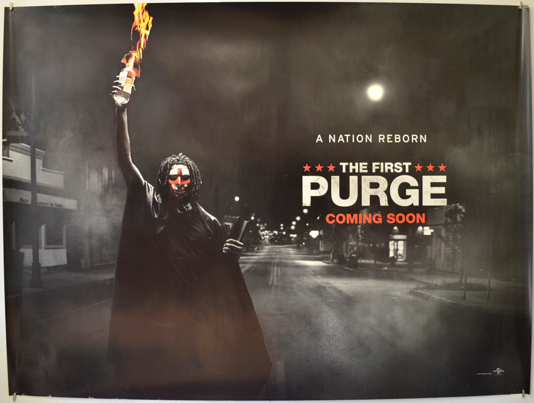 The First Purge (Teaser / Advance Version) Original Quad Poster - Film Poster - Movie Poster