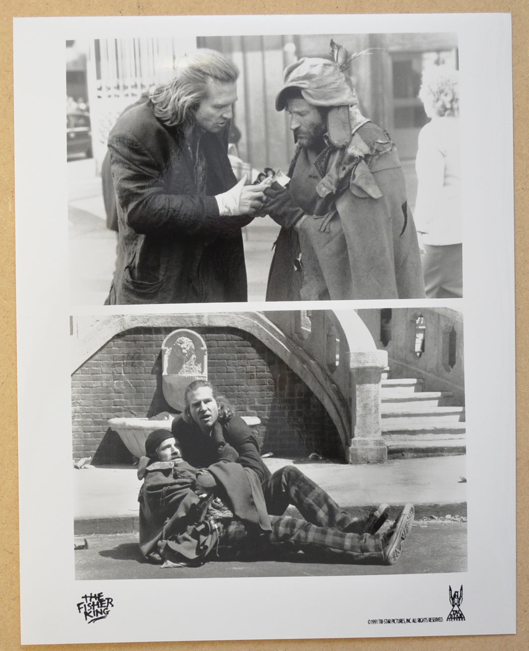 THE FISHER KING (Still 4) Cinema Black and White Press Stills