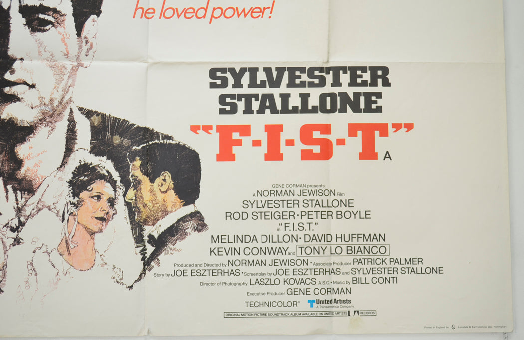 F.I.S.T. (Bottom Right) Cinema Quad Movie Poster