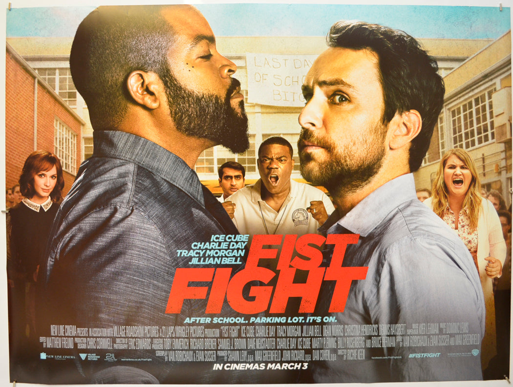 Fist Fight Original Quad Poster - Film Poster - Movie Poster