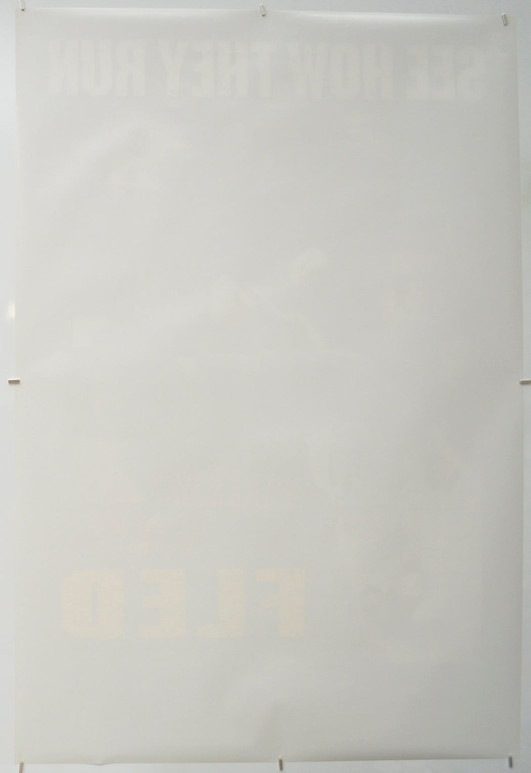 FLED (Back) Cinema One Sheet Movie Poster