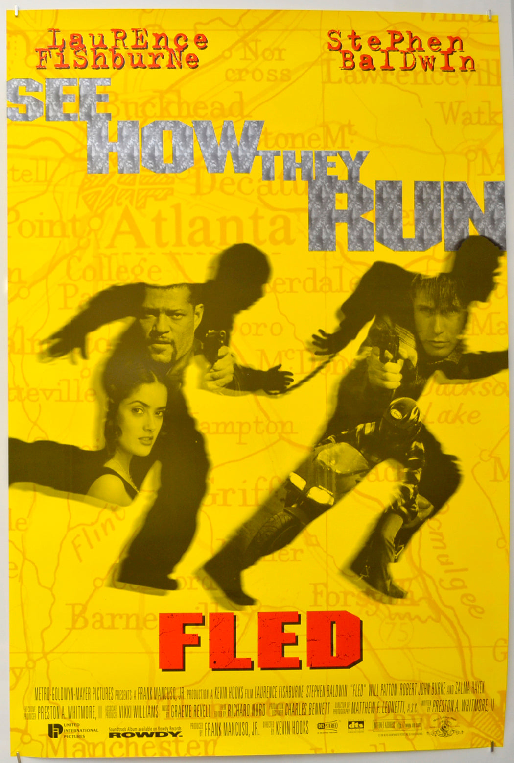 Fled (Style C) Original One Sheet Poster - Film Poster - Movie Poster