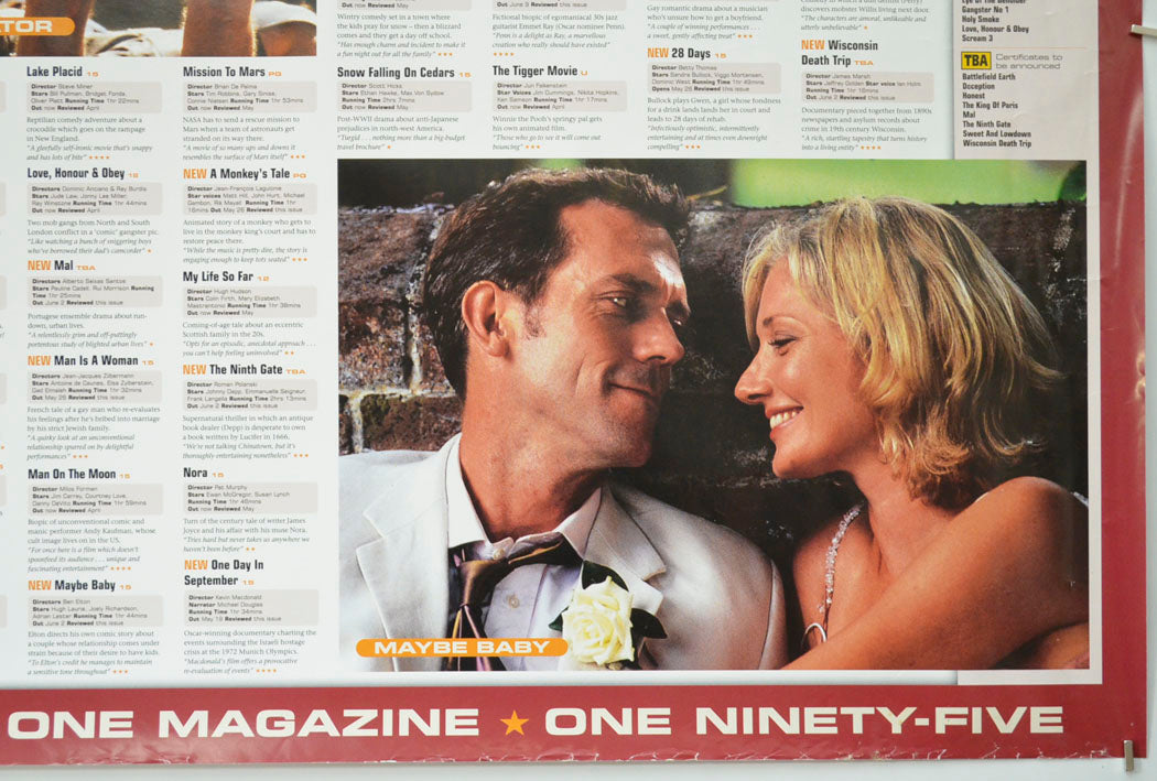 FLICKS JUNE 2000 (Bottom Right) Cinema Quad Movie Poster