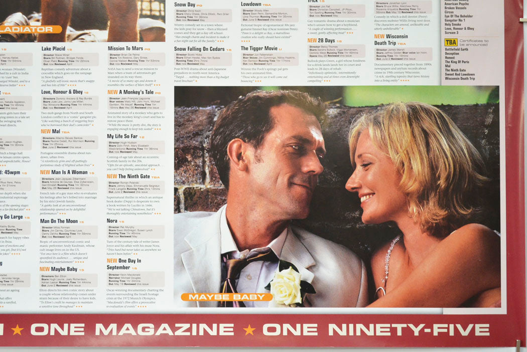 FLICKS JUNE 2000 (Bottom Right) Cinema Quad Movie Poster