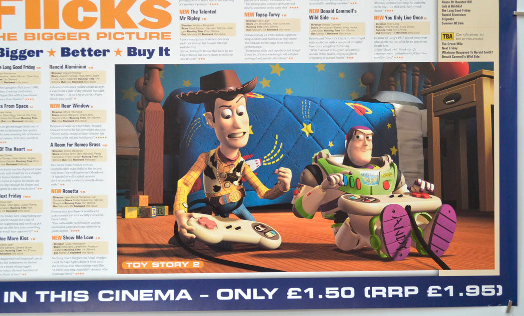 FLICKS MARCH 2000 (Bottom Right) Cinema Quad Movie Poster