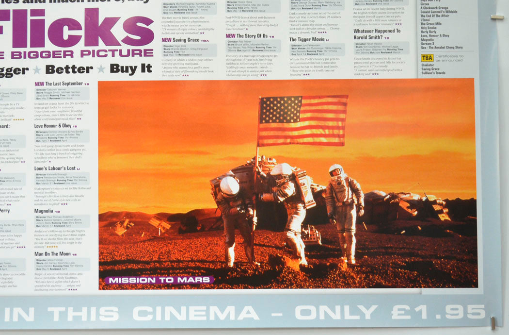 FLICKS MAY 2000 (Bottom Right) Cinema Quad Movie Poster