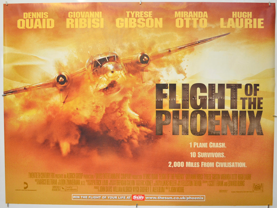 Flight Of The Phoenix Original Quad Poster - Film Poster - Movie Poster