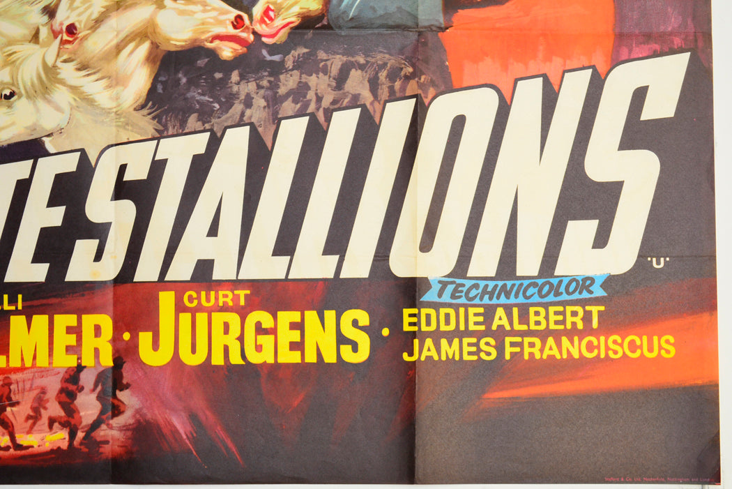 FLIGHT OF THE WHITE STALLIONS (Bottom Right) Cinema Quad Movie Poster