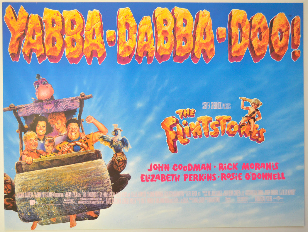 The Flintstones (Teaser / Advance Version) Original Mini Quad Poster - Film Poster - Movie Poster