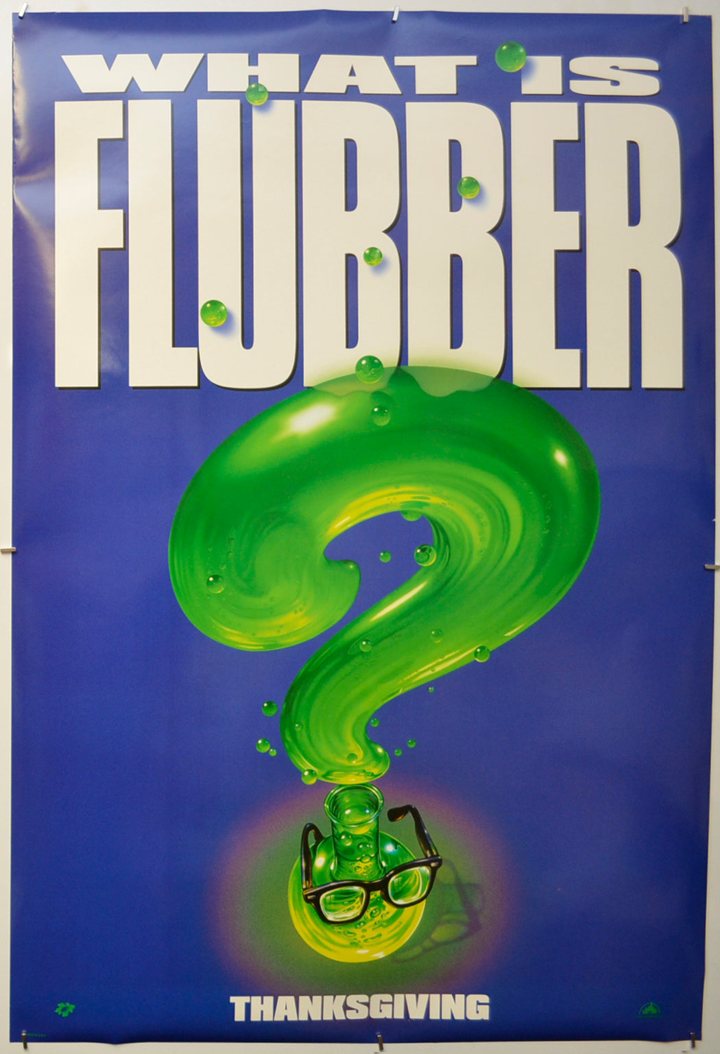 Flubber (Teaser / Advance Version) Original One Sheet Poster - Film Poster - Movie Poster