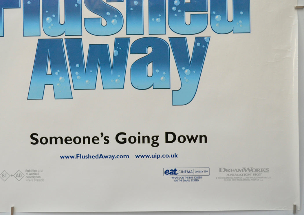 FLUSHED AWAY (Bottom Right) Cinema Quad Movie Poster