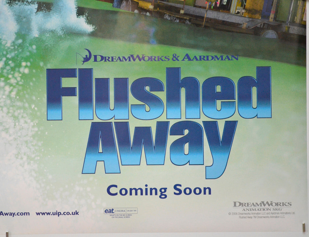 FLUSHED AWAY (Bottom Right) Cinema Quad Movie Poster