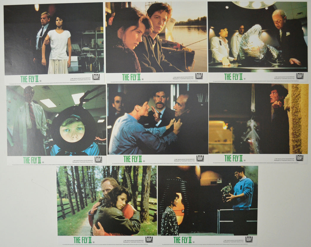 THE FLY II (Card 1) Cinema Set of Colour FOH Stills / Lobby Cards