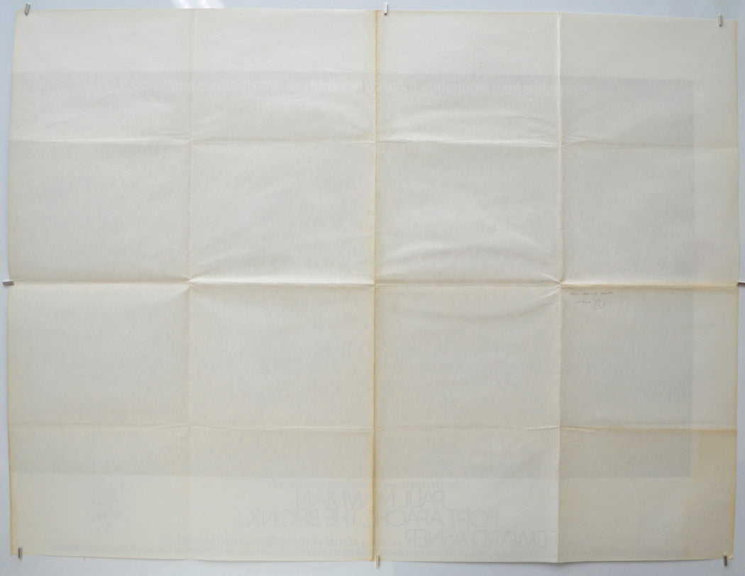 FORT APACHE, THE BRONX (Back) Cinema Quad Movie Poster