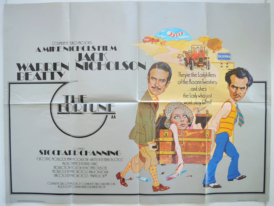 The Fortune Original Quad Poster - Film Poster - Movie Poster