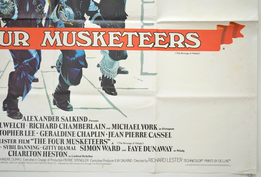 THE FOUR MUSKETEERS (Bottom Right) Cinema Quad Movie Poster