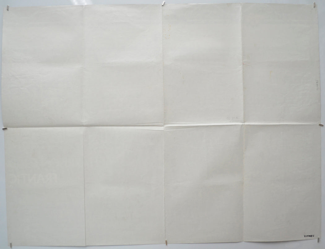 FRANTIC (Back) Cinema Quad Movie Poster