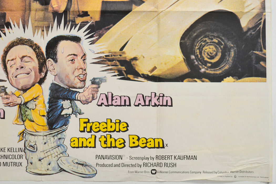 FREEBIE AND THE BEAN (Bottom Right) Cinema Quad Movie Poster