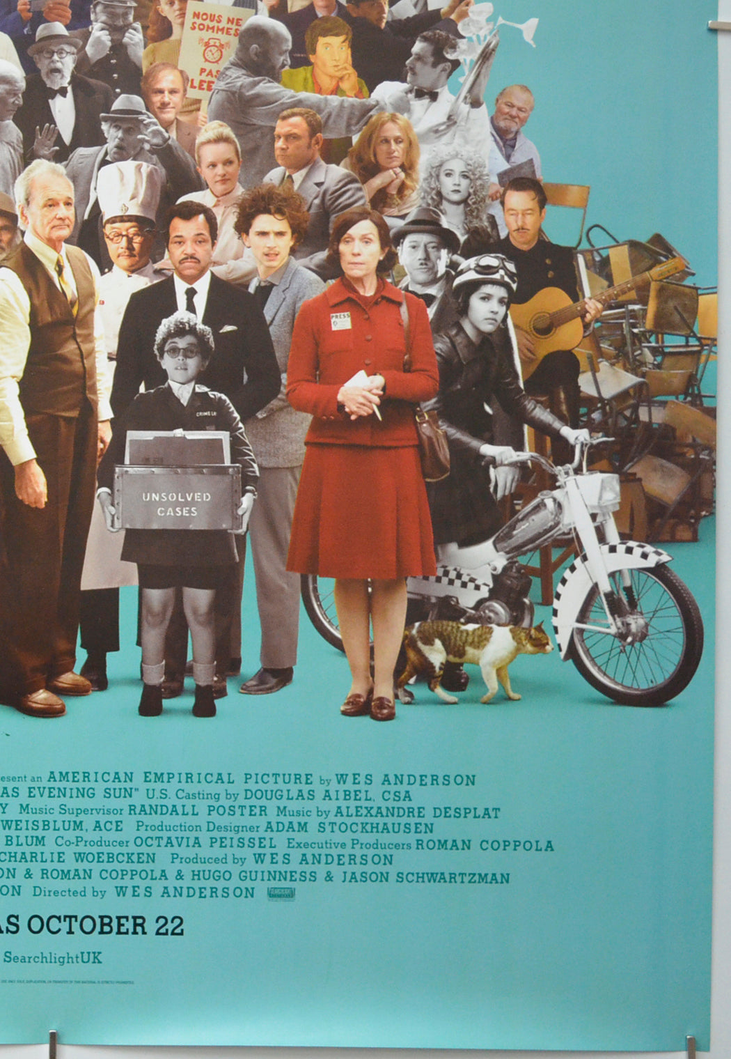 THE FRENCH DISPATCH (Bottom Right) Cinema One Sheet Movie Poster