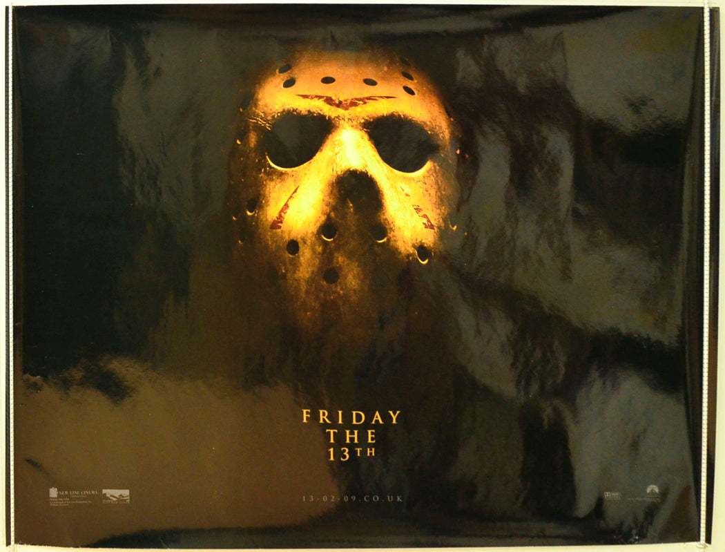 Friday The 13th (Teaser / Advance Version) Original British Quad Poster - Film Poster - Movie Poster