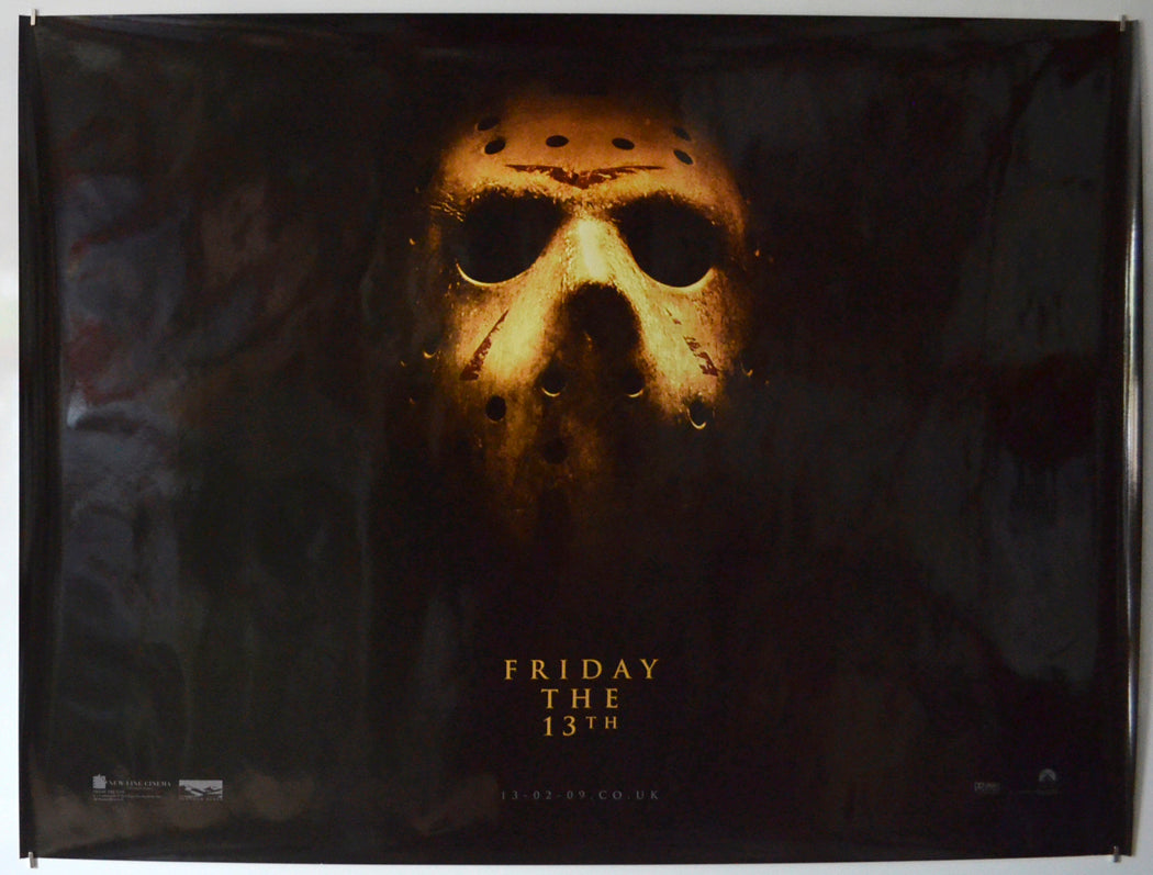 Friday The 13th (Teaser / Advance Version) Original Quad Poster - Film Poster - Movie Poster