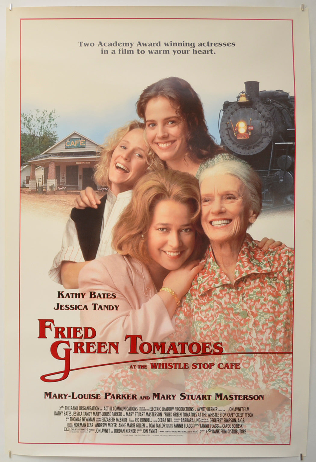 Fried Green Tomatoes At The Whistle Stop Cafe Original One Sheet Poster - Film Poster - Movie Poster