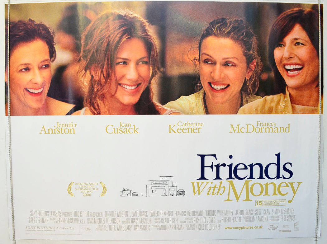 Friends With Money Original British Quad Poster - Film Poster - Movie Poster