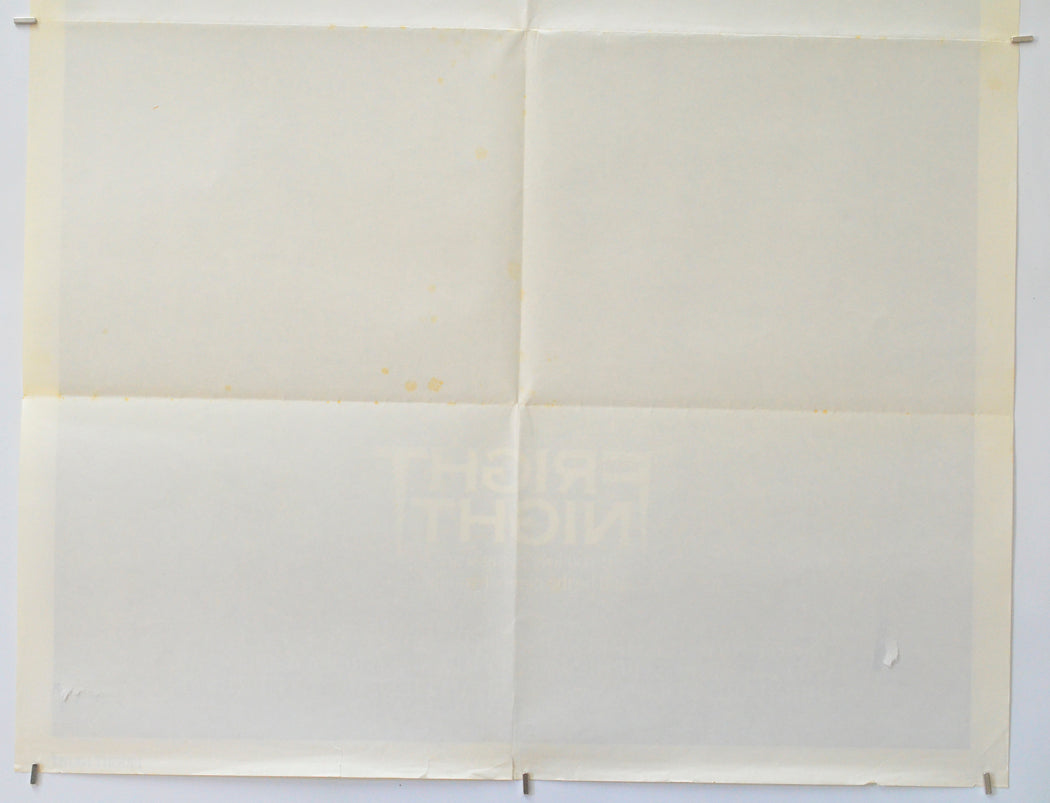 Fright Night (Back Bottom) Cinema One Sheet Movie Poster