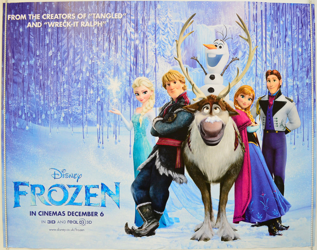 Frozen (Teaser / Advance Version) Original Quad Poster - Film Poster - Movie Poster