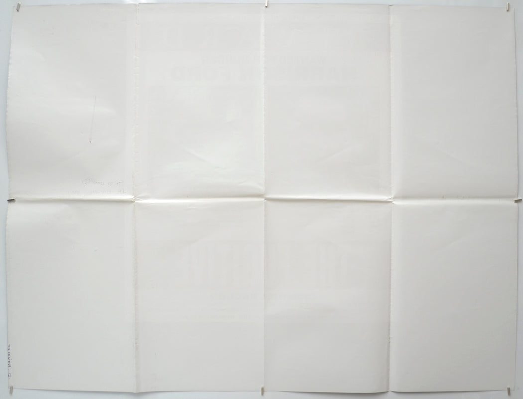 THE FUGITIVE (Back) Cinema Quad Movie Poster