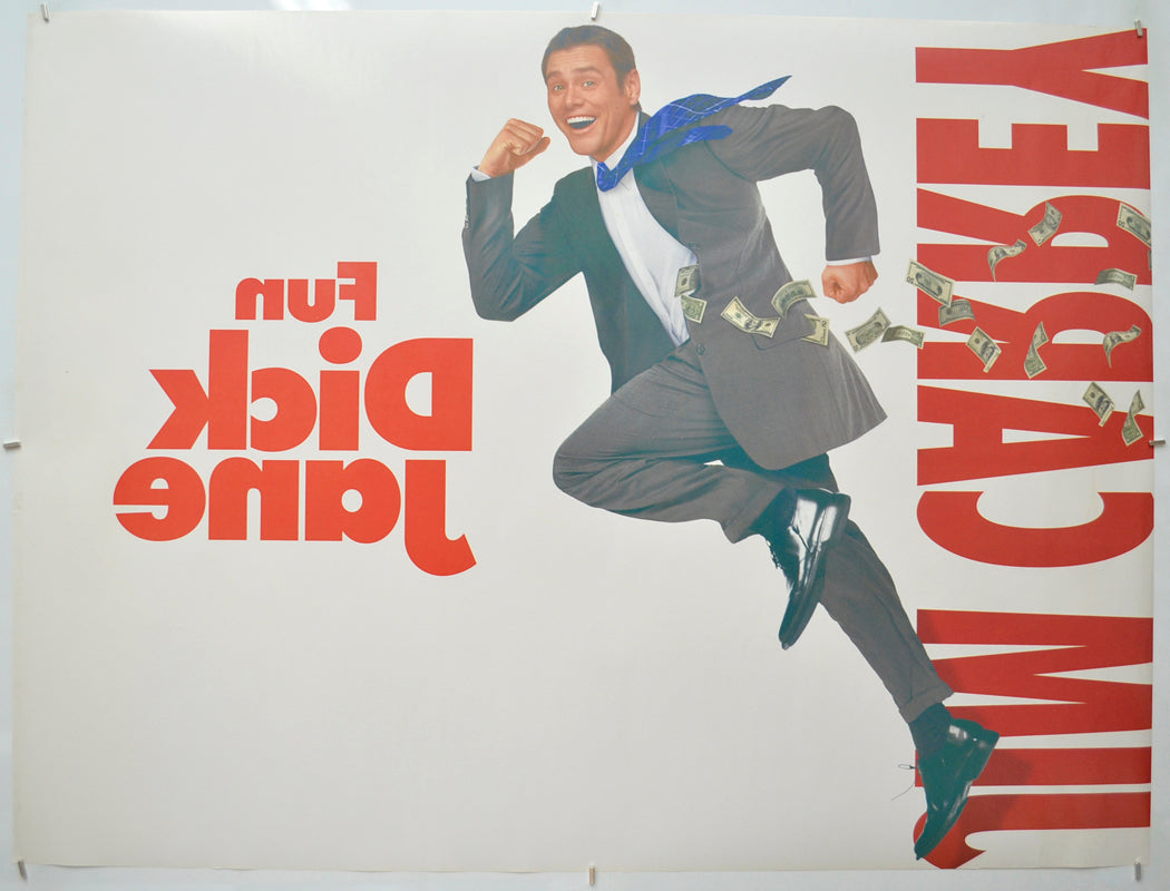 FUN WITH DICK AND JANE (Back) Cinema Quad Movie Poster