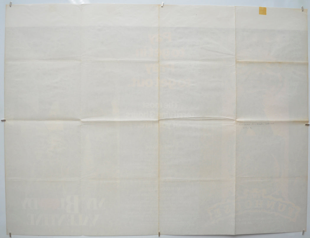 THE FUNHOUSE / MY BLOODY VALENTINE (Back) Cinema Quad Movie Poster