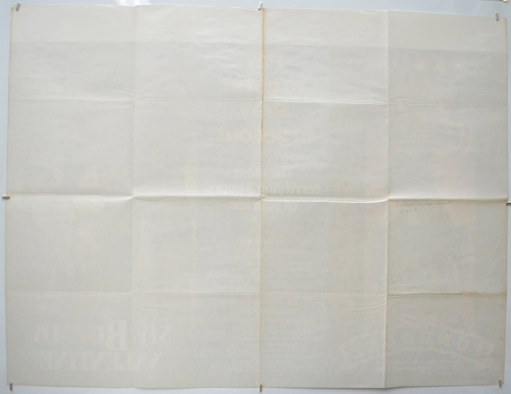 THE FUNHOUSE / MY BLOODY VALENTINE (Back) Cinema Quad Movie Poster