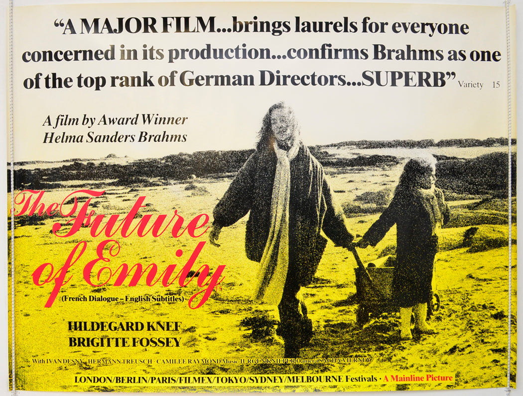 The Future Of Emily Original British Quad Poster - Film Poster - Movie Poster