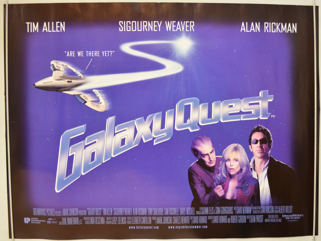 Galaxy Quest Original Quad Poster - Film Poster - Movie Poster