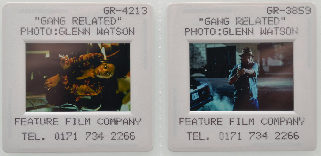 Gang Related (Slides 3 and 4) Original 35mm Slides - Cinema Press Slides