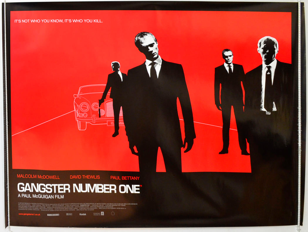 Gangster No. 1 (a.k.a. Gangster Number One) Original British Quad Poster - Film Poster - Movie Poster