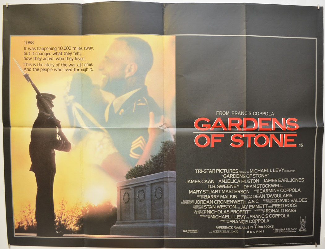 Gardens Of Stone Original Quad Poster - Film Poster - Movie Poster
