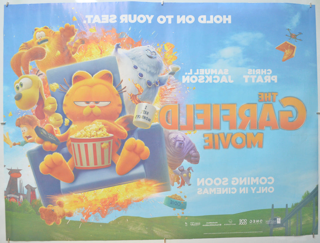 THE GARFIELD MOVIE (Back Cinema Quad Movie Poster