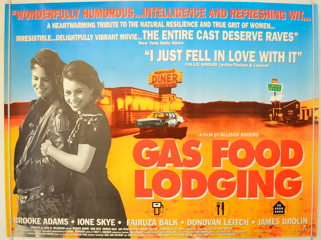 Gas, Food, Lodging Original Quad Poster - Film Poster - Movie Poster