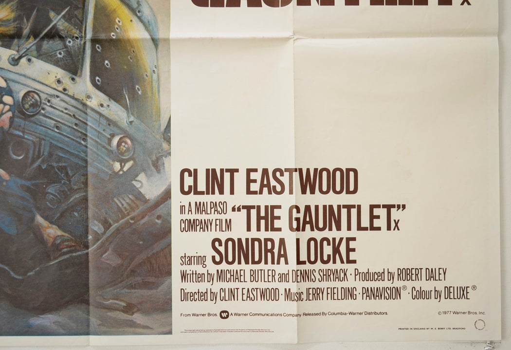 THE GAUNTLET (Bottom Right) Cinema Quad Movie Poster