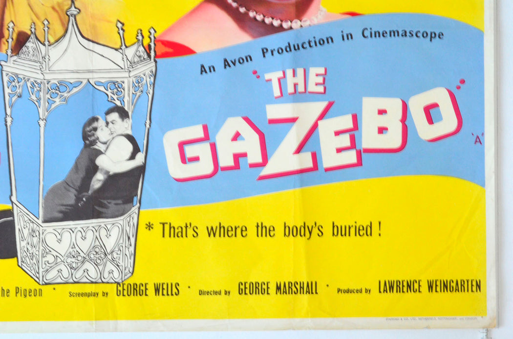 THE GAZEBO (Bottom Right) Cinema Quad Movie Poster