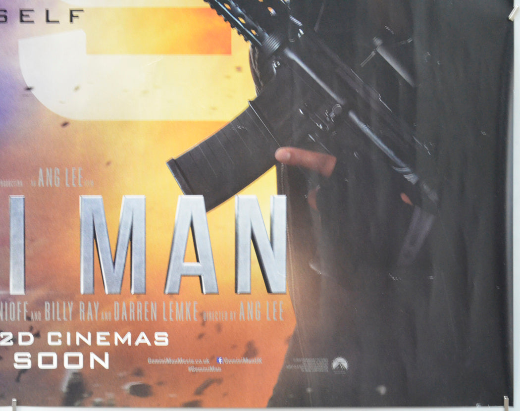 GEMINI MAN (Bottom Right) Cinema Quad Movie Poster