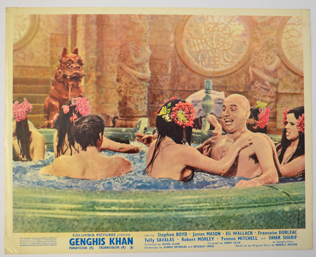 GENGHIS KHAN (Card 7) Cinema Colour FOH Stills / Lobby Cards