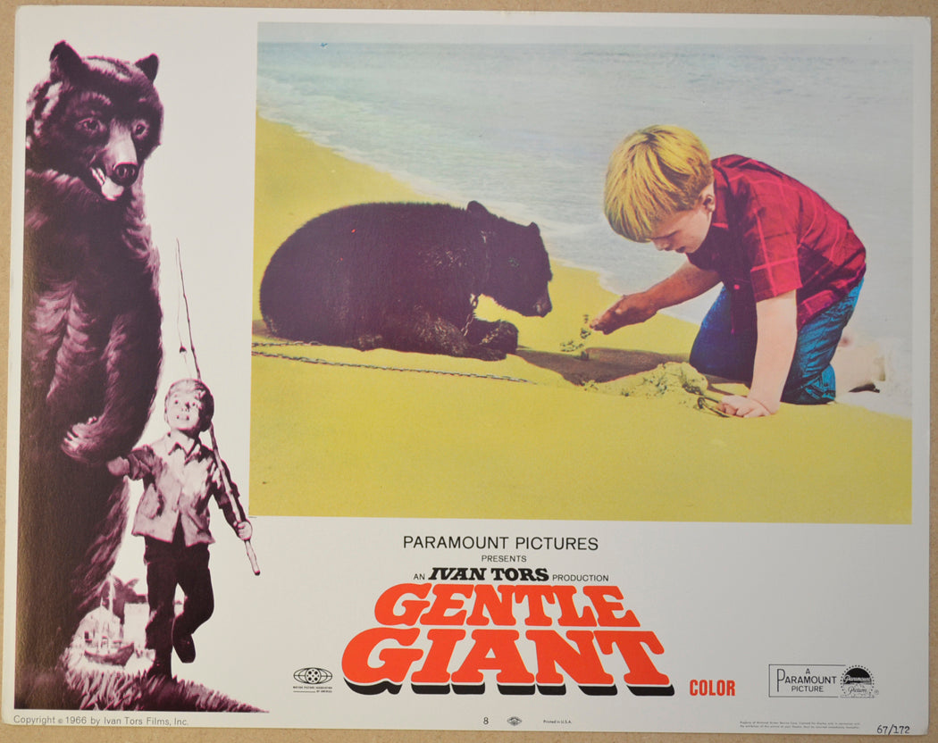 GENTLE GIANT (Card 8) Cinema Lobby Card Set