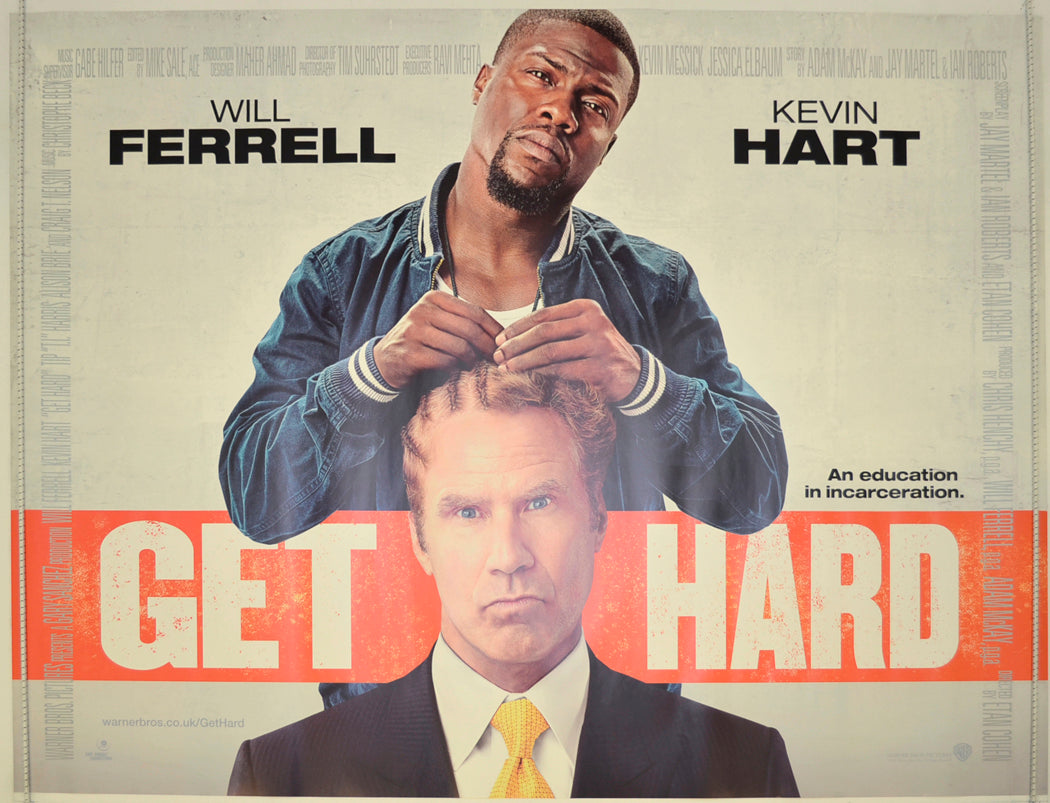 Get Hard Original Quad Poster - Film Poster - Movie Poster