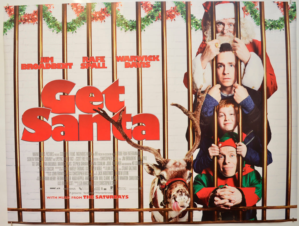 Get Santa Original Quad Poster - Film Poster - Movie Poster